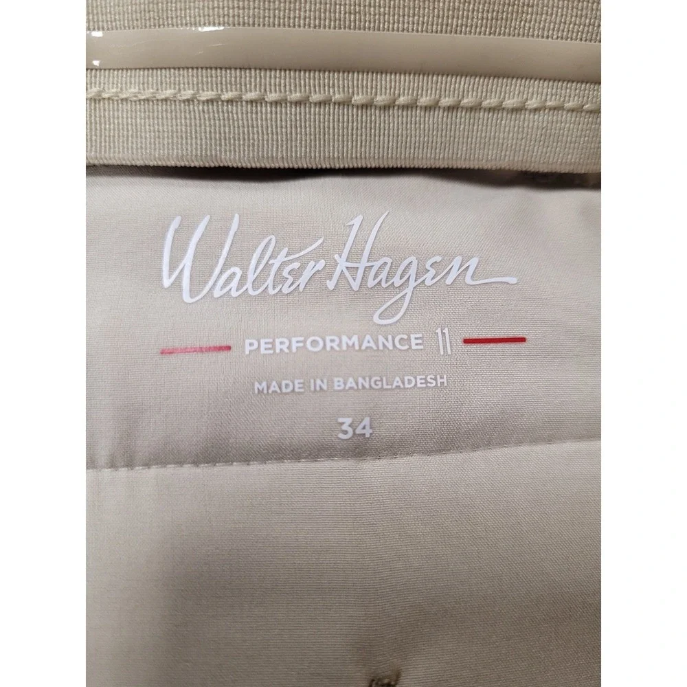 Walter Hagen Golf Shorts Performance Golfball Print Motif Mens Size 34‎